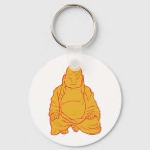 Buddha ~ Buddhism Buddhist Sunburst Key Ring