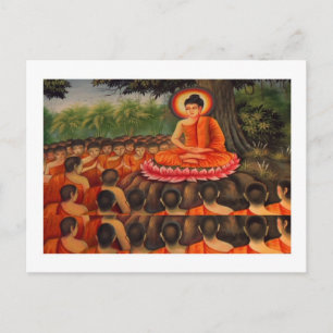 BUDDHA Buddhism Peace Postcard