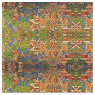 Buddha Buddhist Buddhism Blessing Boho Bohemian Fabric