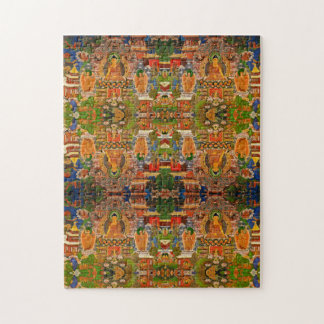 Buddha Buddhist Buddhism Blessing Boho Bohemian Jigsaw Puzzle