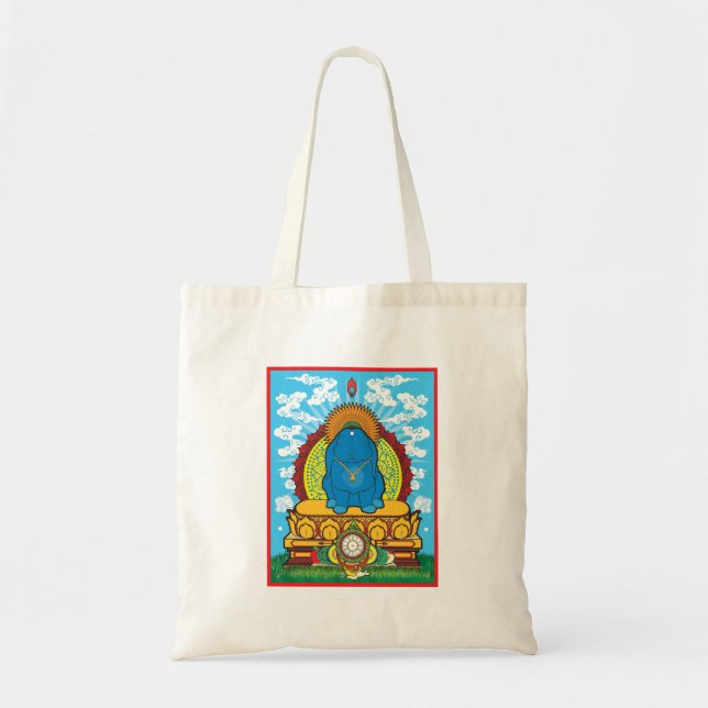 BUDDHA BUNNY TOTE BAG (Front)