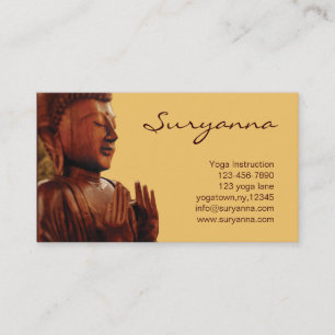 buddha business card