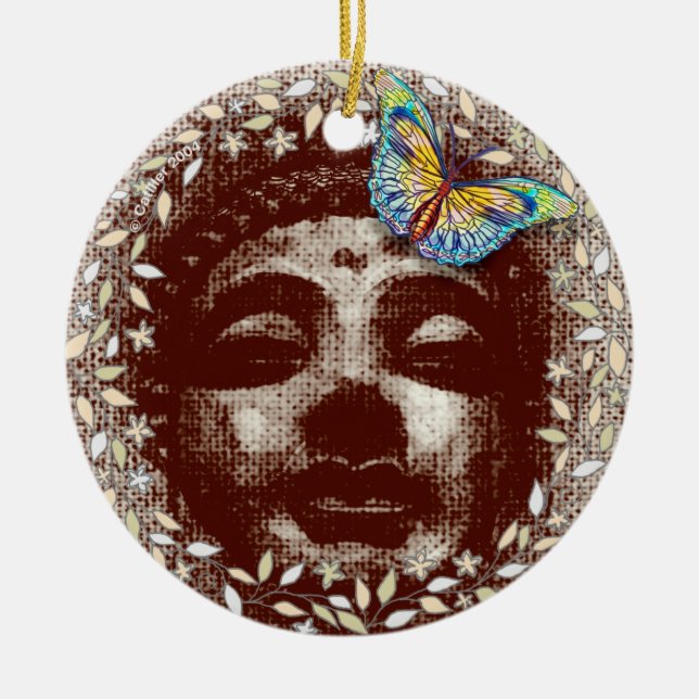 Buddha Butterfly ornament (Front)