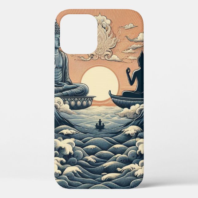 Buddha Case-Mate iPhone Case (Back)