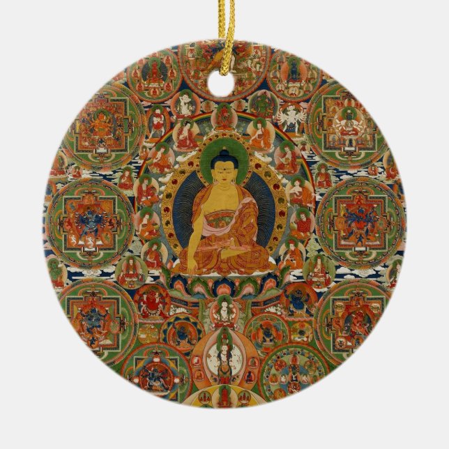 Buddha Ceramic Ornament (Front)