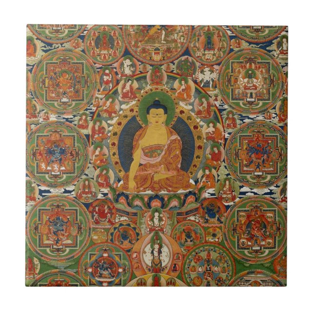 Buddha Ceramic Tile (Front)