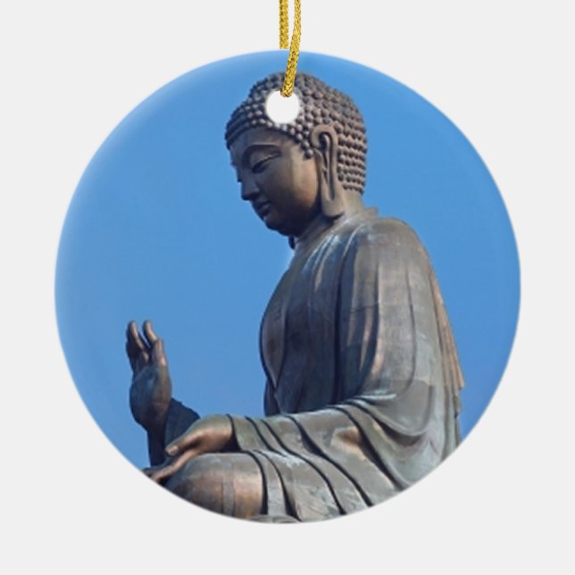 Buddha Ceramic Tree Decoration (Front)