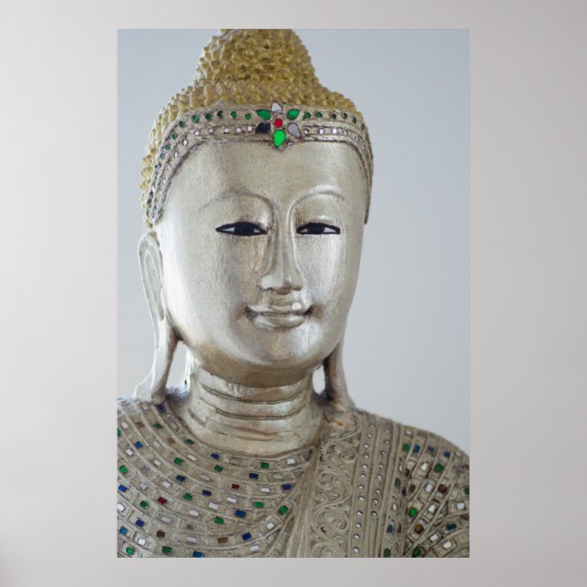 Buddha, Chiang Rai, Thailand Poster (Front)