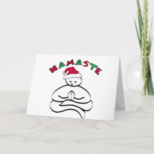 Buddha Christmas Holiday Card