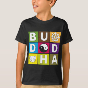 Buddha Coloured Blocks T-Shirt