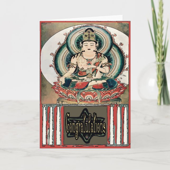 Buddha, Congratulations, add text Card (Front)