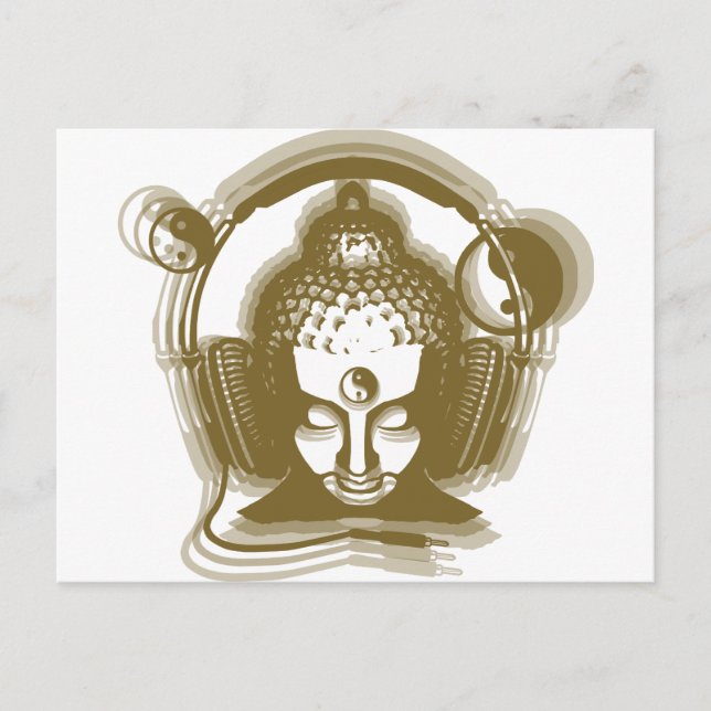 Buddha Deejay Postcard (Front)