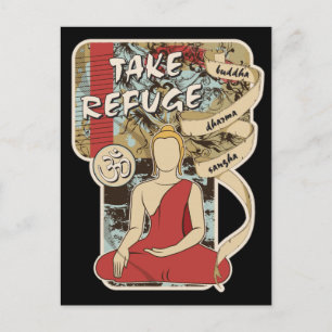 Buddha, Dharma and Sangha Postcard