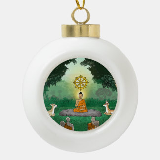 Buddha, Dharma, Sangha Christmas Ornament