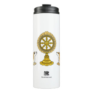 Buddha Dharma Wheel & Deers Tumbler