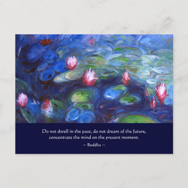 Buddha: Do not dwell in the past Postcard (Front)