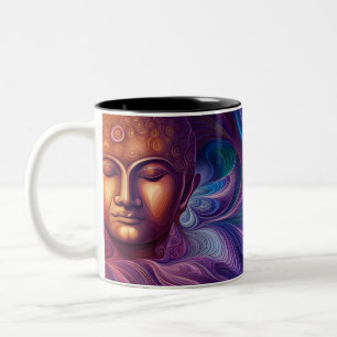 Buddha Dream --  Two-Tone coffee mug