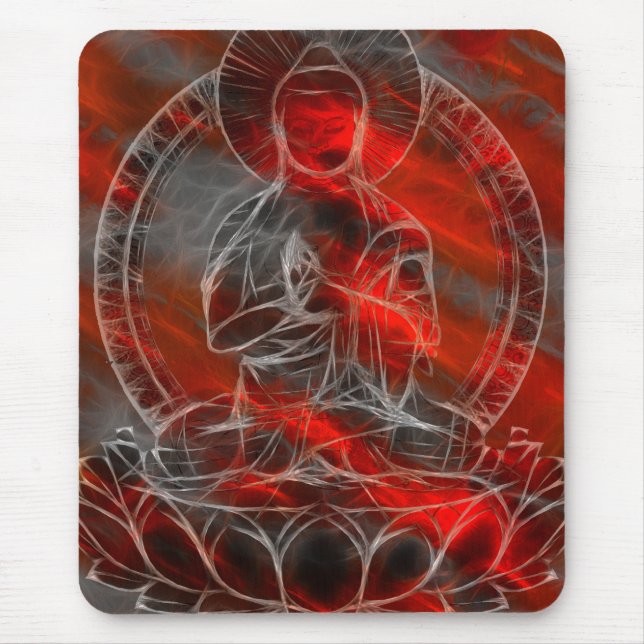 Buddha Energy 2 Mouse Pad (Front)