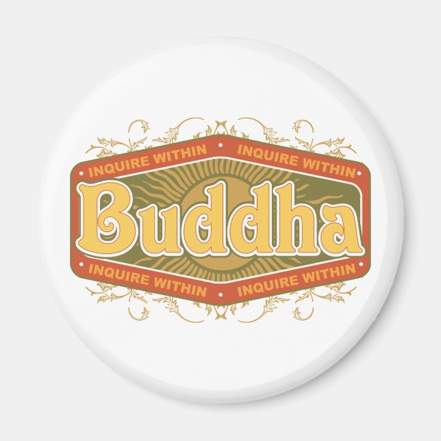 Buddha Enquire Within Magnet (Front)