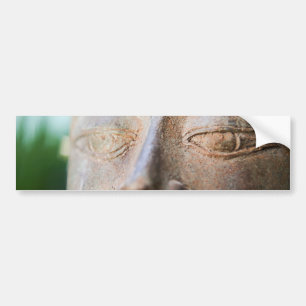 Buddha Face Bumper Sticker
