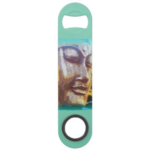 buddha face green