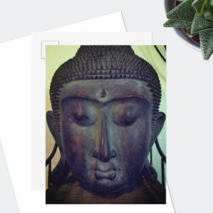 Buddha Face Postcard