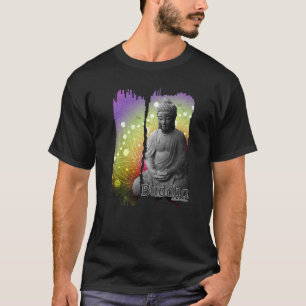Buddha Figurine Buddhism Fashion Women Men Rainbow T-Shirt
