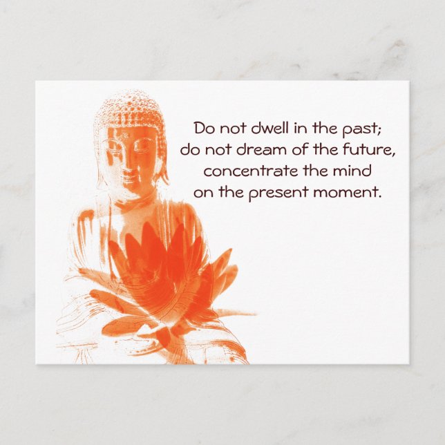 Buddha Gautama quote postcard (Front)