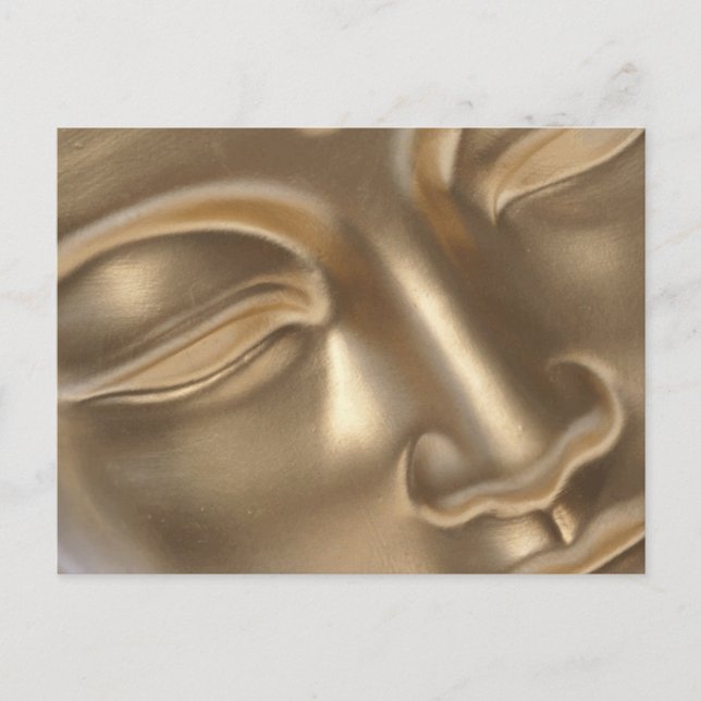 BUDDHA Gold Postcard (Front)