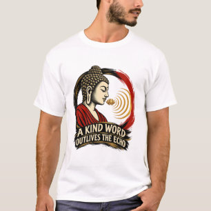 Buddha Golden Word Echo Zen T-Shirt