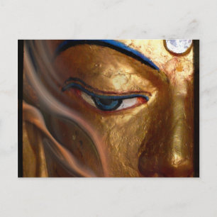 BUDDHA HALF EYE POSTCARD