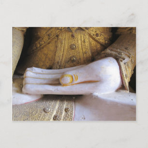 Buddha Hand Holding a Small Buddha Postcard