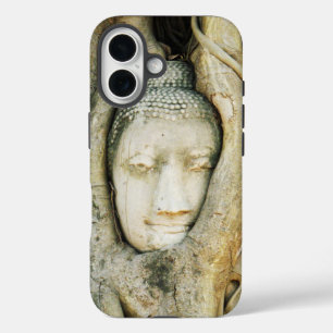 Buddha Head in the Fig Tree .. Ayutthaya, Thailand iPhone 16 Case