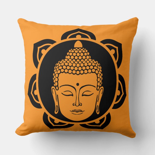 Buddha Head Meditation Cushion (Front)