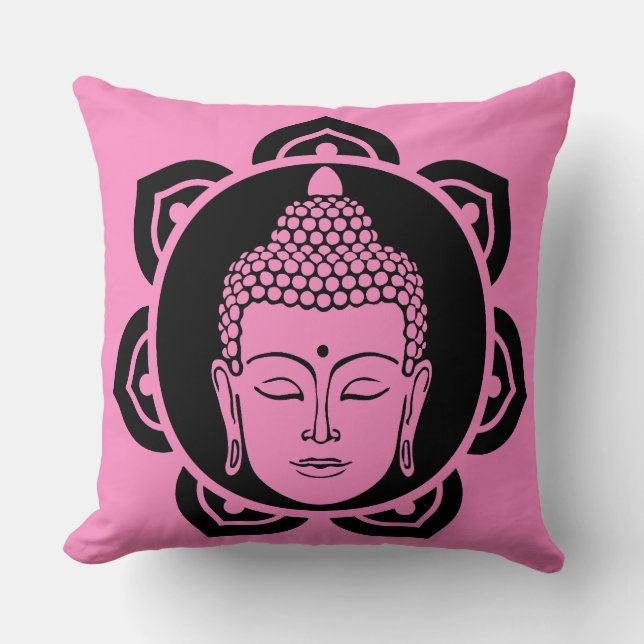 Buddha Head Meditation Pillow (Front)