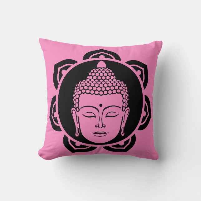 Buddha Head Meditation Pillow (Front)