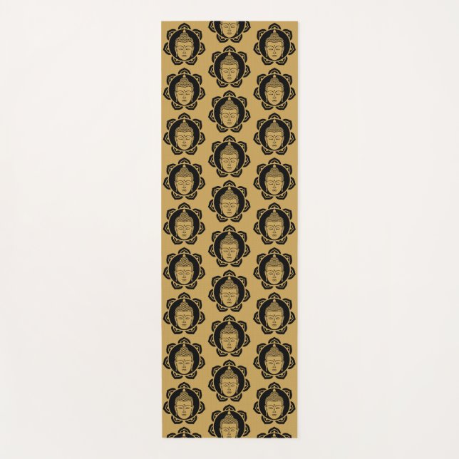 Buddha Head Meditation Yoga Mat (Front)