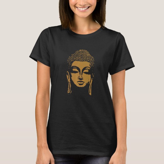 Buddha Head Siddhartha Gautama T-Shirt (Front)