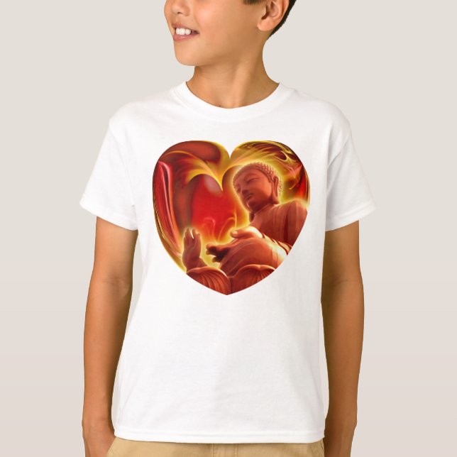 BUDDHA Heart T-Shirt (Front)