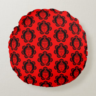 Buddha Home And Living Round Cushion