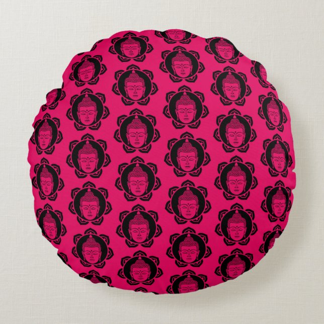 Buddha Home And Living Round Cushion (Front)