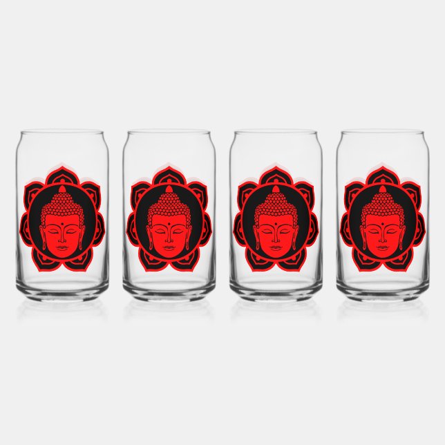 Buddha Home Decor Can Glass (Front)