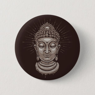 Buddha Illustration buttons