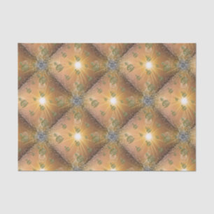buddha in clouds in digital tissue paper
