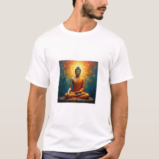 Buddha in Colourful Abstract Art by TravelArty! 🧘 T-Shirt
