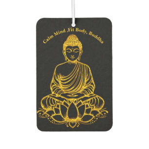 Buddha in Lotus Pose Car Air Freshener