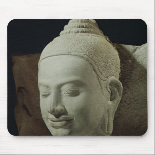 Buddha in Meditation on the Naga King, Mouse Pad