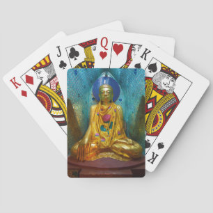 Buddha In Ornate Alcove Playing Cards