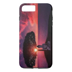 Buddha in the Red Evening Sky iPhone 8 Plus/7 Plus Case