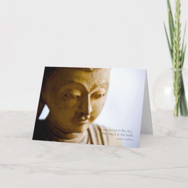 Buddha • Inspirational Card (Front)